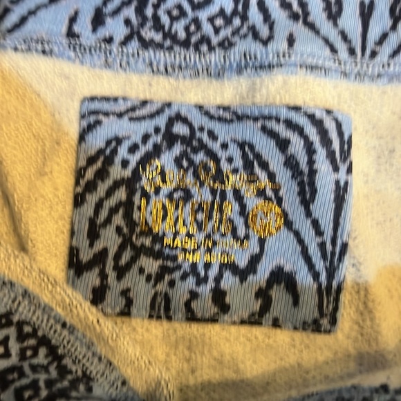 Lilly Pulitzer Playa Bonita pullover in bonbon blue go your own wave medium NWT - Picture 5 of 9